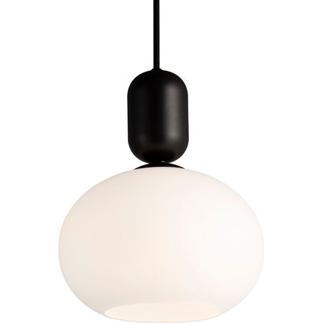 Suspension NOTTI 20 Verrerie Noir, H.23.8 - IP20 - E27 /Nordlux Intérieur (1/5)