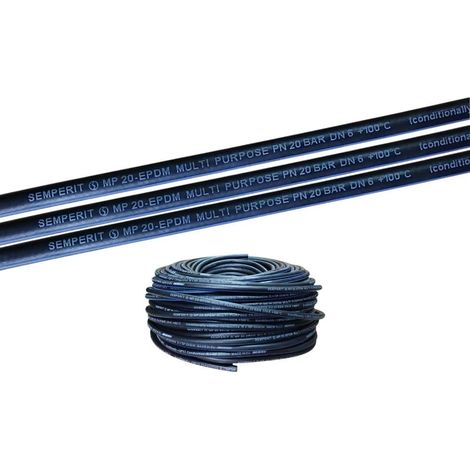 Manguera de aire y agua EPDM DN06X3.5 +120°C 20 bar (1/5)