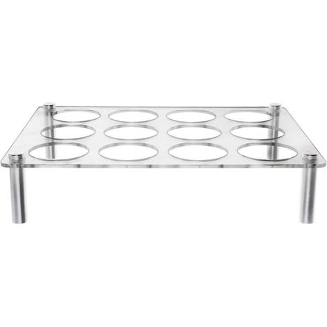 Soporte práctico para café, con compartimento transparente para cápsulas de café.