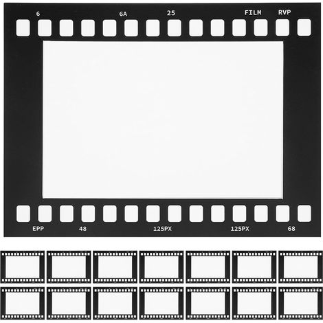 Lot de 15 cadres photo rétro cinéma, bande papier 6 pouces, montage (1/5)