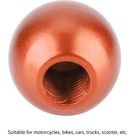 Staubdichte Ventilkappen aus Aluminiumlegierung in Pomponform für Auto- und Fahrradreifenfelgen (4er-Pack) (silber) (1/5)