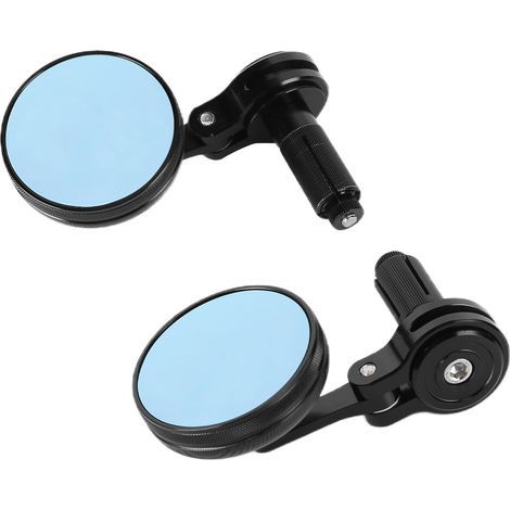 Runde Retro-Motorradspiegel mit 22-mm-Universalschrauben für Roadster, Cruiser und Chopper, 2er-Set (1/5)