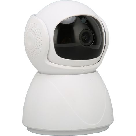Caméra de sécurité domestique HD infrarouge avec vision nocturne, sans fil WiFi, pour la maison ou le bureau (prise 100-240 V). (1/5)