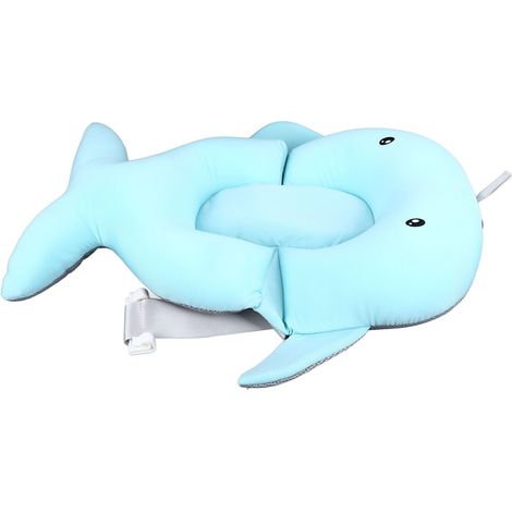 Support de bain pour bébé, protection dorsale, tapis de bain confortable pour bébé, siège de baignoire pour baby shower (1/5)