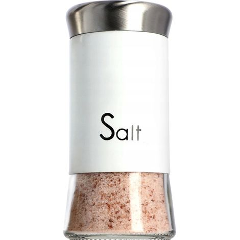 Salero de plástico resistente, capacidad de 150 ml, 15 x 6,6 cm, conserva el sabor, a prueba de insectos. (1/5)