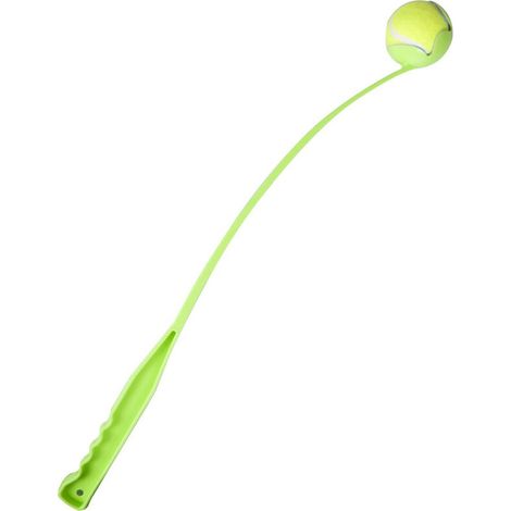 Lanceur de balles hawaïen 64 cm, couleur aléatoire, spécialement conçu pour les chiens (1/5)