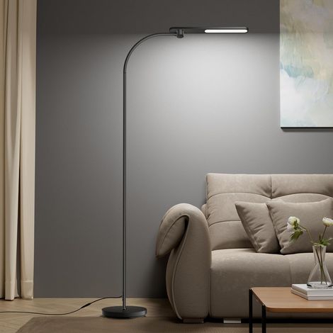 LED Floor Lamp Touch Dimmable Swan Neck Living Room Reading 77  96 Sunturalux Beads, Eye Protection, CRI97, 3000K-5000K, Adjustable, Floor Lamps for Relaxation, Work, Sewing, Crafts (1/5)