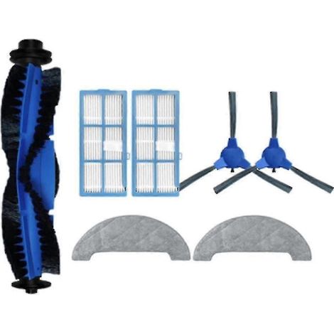 Brosse latérale avec filtre HEPA et chiffon de nettoyage compatible avec l'aspirateur Proscenic 850t (1/4)