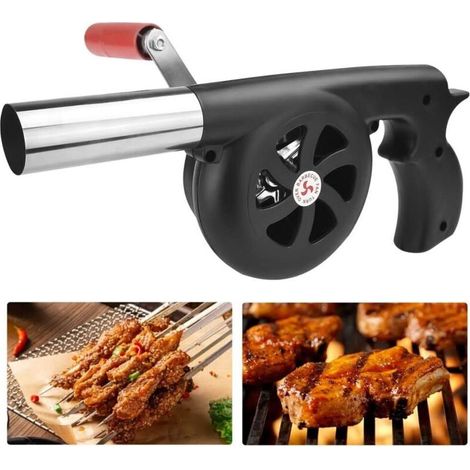 Souffleur Manuel Barbecue,Ventilateur de Ventilateur de Barbecue,Convient Pour la Cuisine en Plein air, Barbecue, Cheminée (1/4)
