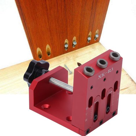 Guide de perçage oblique pour le travail du bois (pour XK R3 rouge) (1/5)