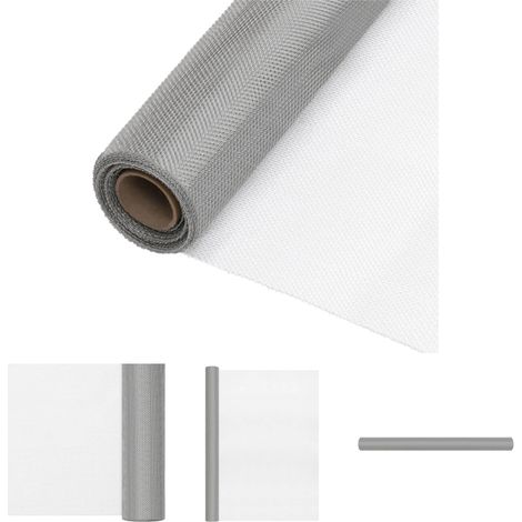 Maison Exclusive - Fliegengitter Edelstahl 80x500 cm Silbern (1/5)