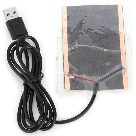 Film chauffant USB en fibre de carbone résistant à la flexion, adapté aux gants pour reptiles (1/5)