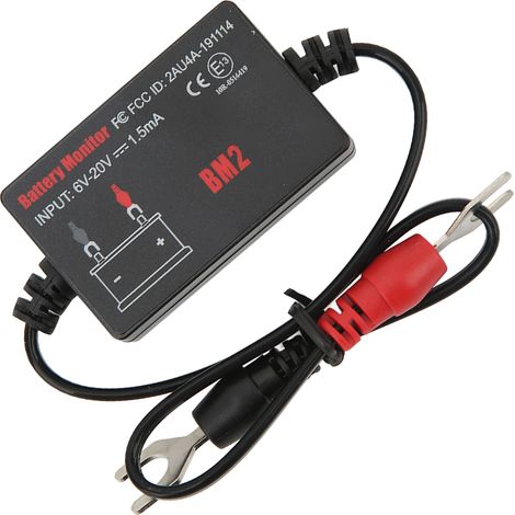 12V-Batterietester mit Niedrigladealarm, Spannungsanalysator und Ladediagnose, Steuergerät für Fahrzeuge und Wohnmobile. (1/5)