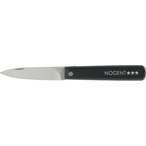 Nogent - Couteau pliant Le Pocket lame lisse 8 cm noir (1/2)