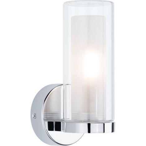 Applique Luena - Sans ampoule - IP44 - E14 - Chromé/verre (1/5)