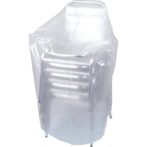 Housse 90g pour Chaise 70x70xH110 cm - Protection et Résistance - Idéale pour Mobilier de Extérieur - D-Work (1/2)