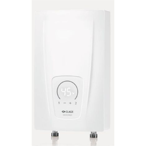 Clage – Chauffe-eau instantané compact électrique 11-13,5 kW – Alimentation 400 V – Température réglable 20-60 °C – 240026433