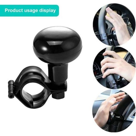 Bouton Volant Universel Spinner – Compatible Voitures, Tracteurs & Tondeuses (1/5)