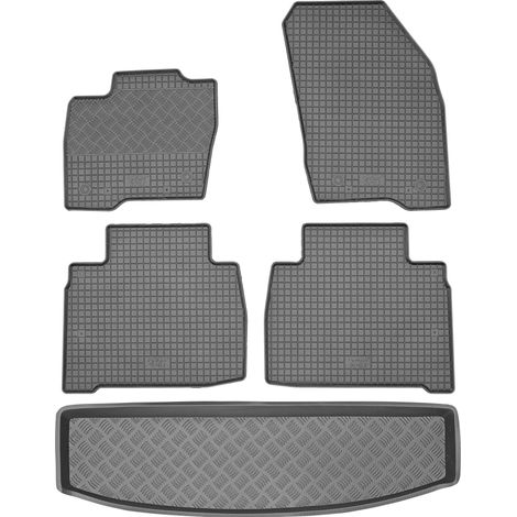 Juego de alfombrillas de goma para coche y alfombrilla para maletero para Ford S-Max II VAN (2014-2019) (1/5)