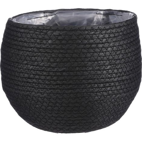 Mica Decorations pot de fleurs Noir H19xl22xL22cm (1/4)