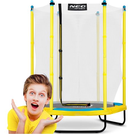 Kinder-Gartentrampolin 140 cm 4,5 Fuß Neo-Sport