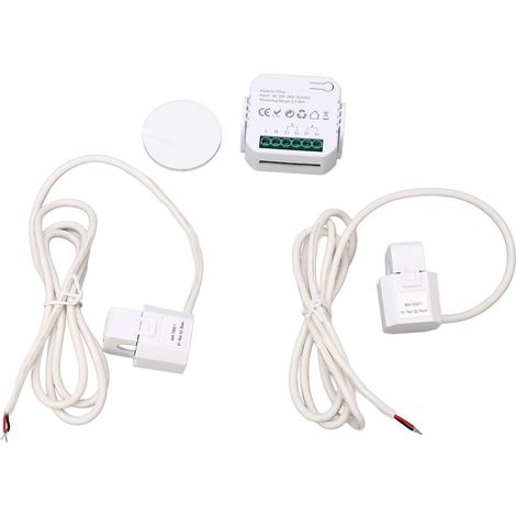 Badafaci Smart WiFi Energiemonitor, bidirektionaler Energieverbrauchsmesser, Echtzeitmessung für Haushalte und Solaranlagen (100–240 V Wechselstrom), Energiemanagement
