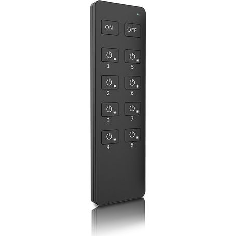 Télécommande LED RU8 à 8 zones avec variation d'intensité sans fil RF2.4G