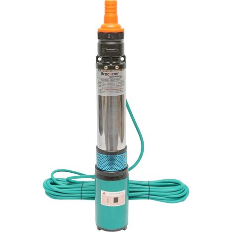 Pompa sommersa 300W, 36V, 3m3/h, 80mm per pannello solare fotovoltaico Breckner Germany.