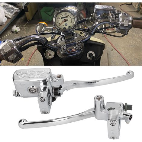 2 pièces Levier de Frein et Embrayage en Alliage d'Aluminium 1 pouce, Accessoire Universel pour Moto (1/5)
