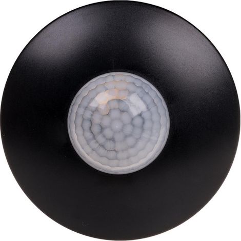 Sensor de movimiento pasivo para techo de 360 grados, 24 V, DR-06B, color negro, con detección de radiación. (1/3)