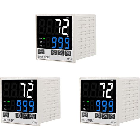 3X SINOTIMER numérique Pid température contrôleur Thermostat pour Heating Cooling Instrument relais/Voltage Output MT-M (1/5)