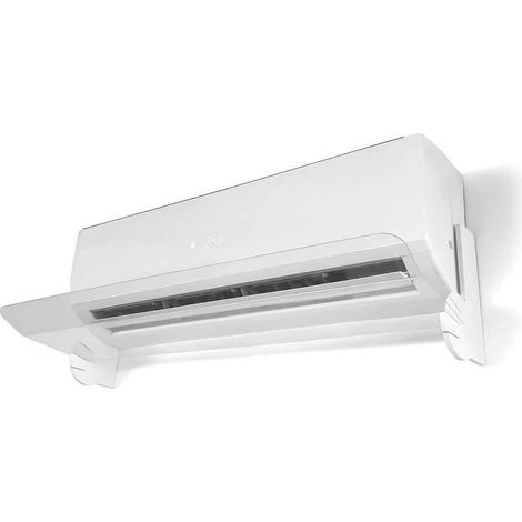 Deflettore aria condizionatore bianco trasparente varie 909 regolabile (1/2)