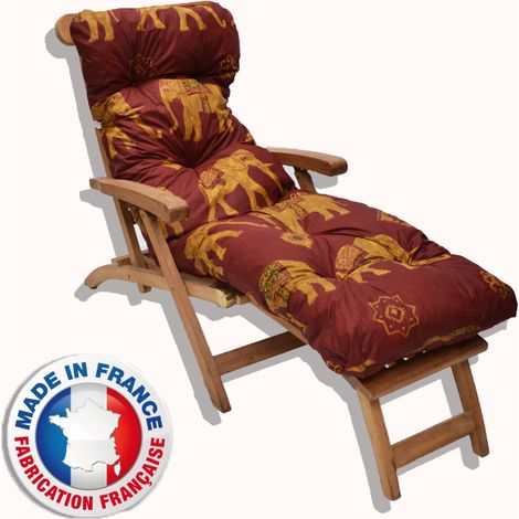 Coussin bain de soleil éléphant (1/2)