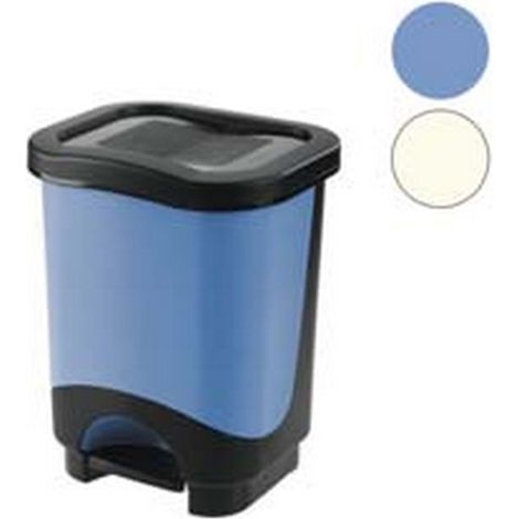 4PZ PATTUMIERA "IDEA" APERTURA PEDALE TELAIO COLORE NERO cm31,6x27,6x41h. lt18