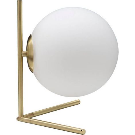 Lampada da tavolo in metallo e vetro Glamy Low (1/5)