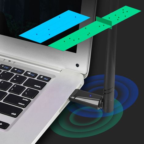 Adaptateur WiFi USB 3.0 Double Bande 1300Mbps Antenne Haute Performance pour PC et Ordinateur Portable (1/5)