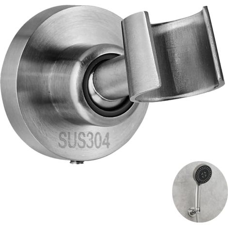 Porte-douche, support mural, support de douche à main, en acier inoxydable Sus304 brossé (1/5)