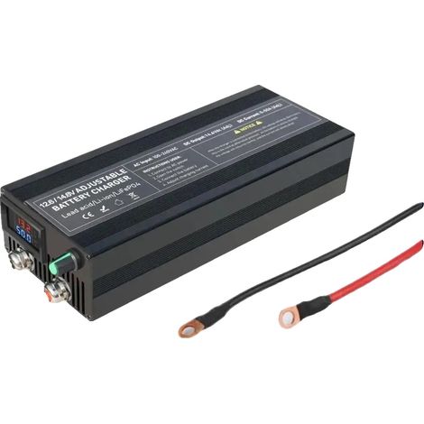 Cargador de baterías, salida de 50 A, tecnología de carga inteligente, anillo de cobre GD80A (1/2)