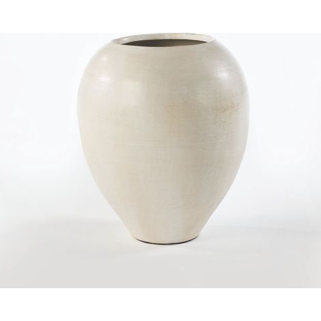 Vase 40X40X46 Creme Terrakotta