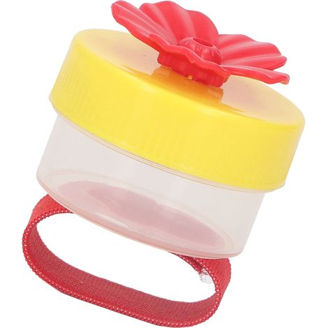 Mangeoire à colibris portable Mini Fleur, outil d'alimentation extérieur pour colibris, jaune (1/5)