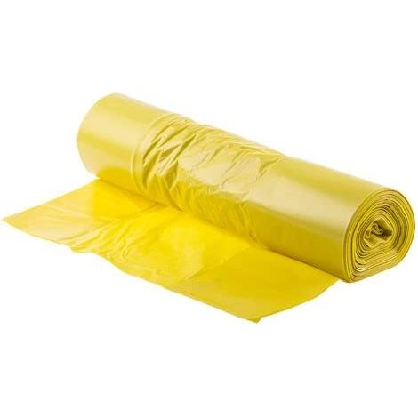 Sacs poubelles 110L JAUNE - 200 sacs