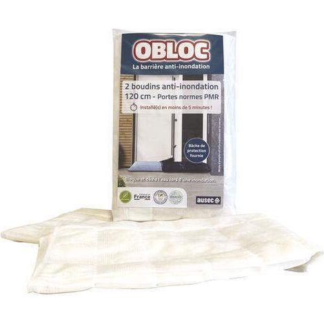 Kit 2 boudins inondation 120x18 OBLOC
