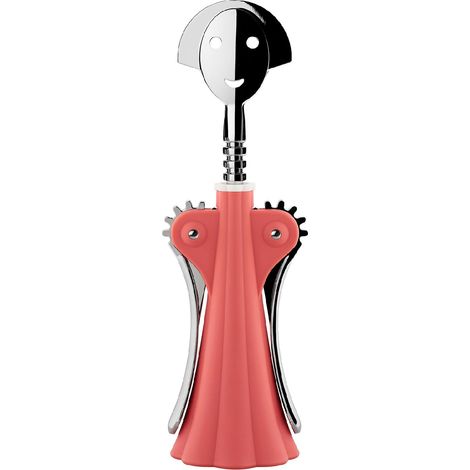 Alessi Anna G. AM01 P Cavatappi di Design, in Resina Termoplastica e Zama Cromata, Rosa (1/5)