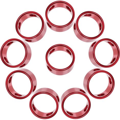 10 Pièces Boucles de Corde de Tente en Alliage D'aluminium Rondes (1/5)