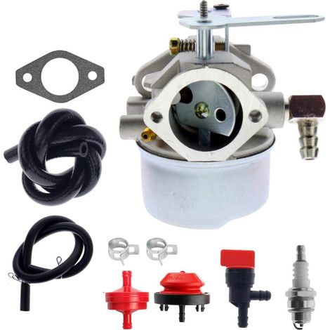 1 - Carburateur - Moteur Tecumseh - Compatible OH318SA OHSK100 - Pour Souffleuse À Neige Toro - Noir (1/5)