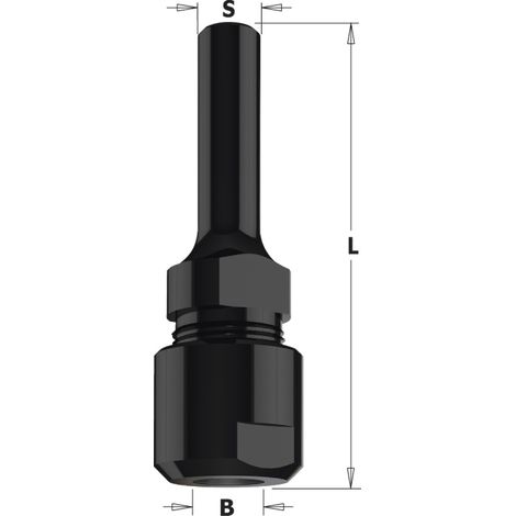 796.002.01 KIT MANDRINO PORTAFRESE DX CON ATTACCO 12mm & PINZA 8mm