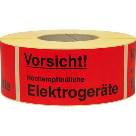 Nota etichette elettroniche consigliate 1.000 pezzi/rullo