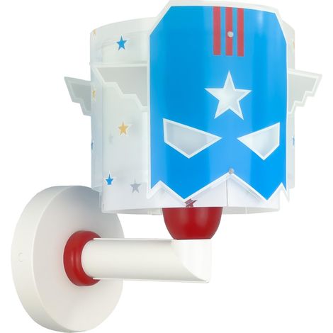 Applique Murale Enfant Blue Super-héros (1/5)