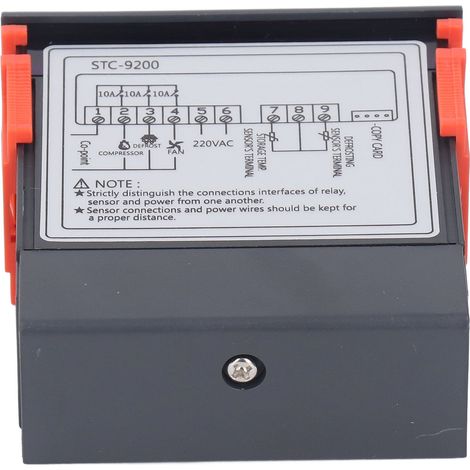 Intelligenter digitaler Thermostat -50°C bis 50°C 220VAC, Temperaturregler mit Abtaufunktion und Alarm für Kühlgeräte (1/5)