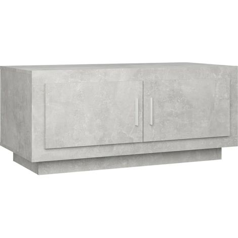 Maison Exclusive - Tavolino Salotto Grigio Cemento 102x50x45 cm Legno Multistrato